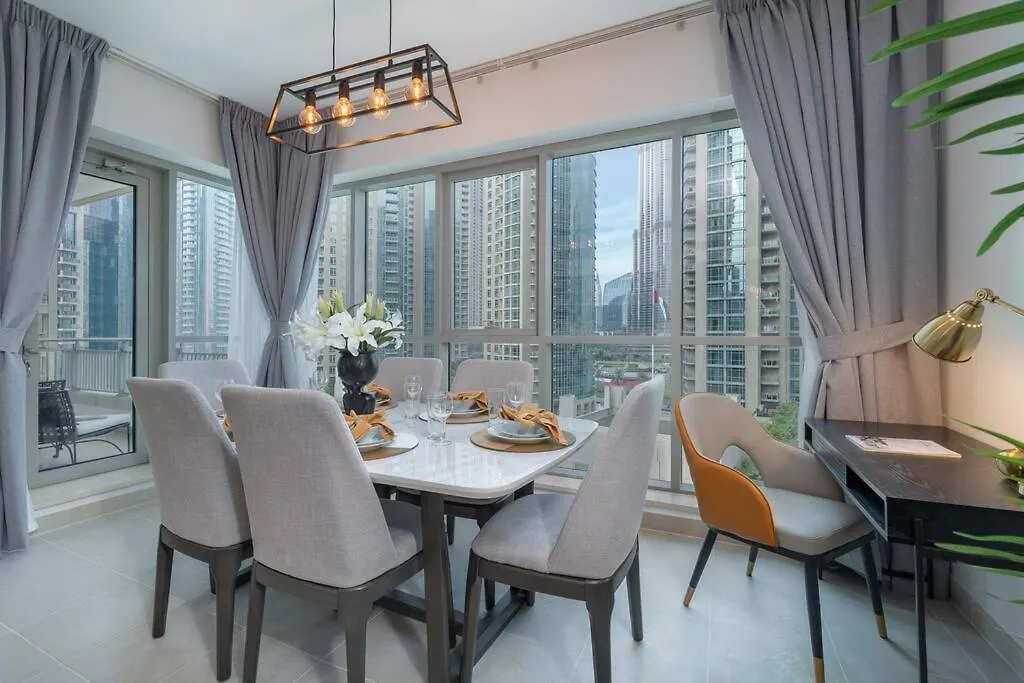 Vogue Downtown - Boulevard Central Tower - Burj Khalifa View Dubai Lägenhet